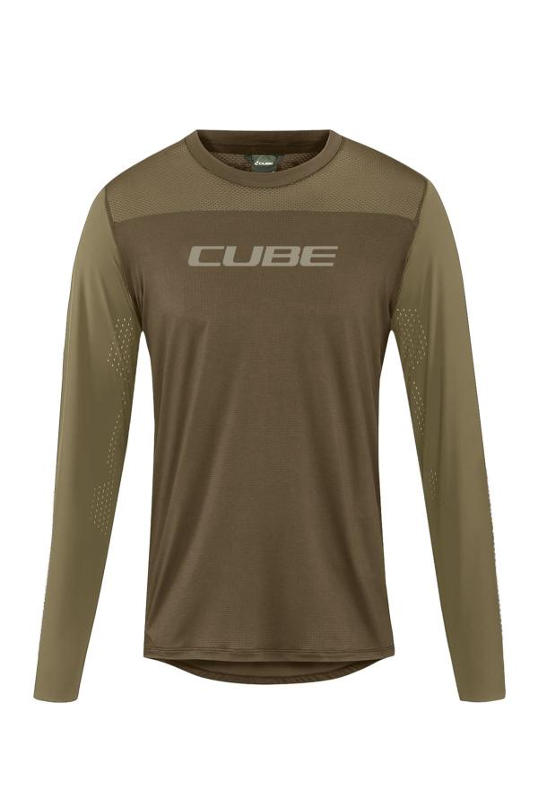 CUBE MTB Rundhalstrikot PRO TM langarm Gr&ouml;&szlig;e: XXL