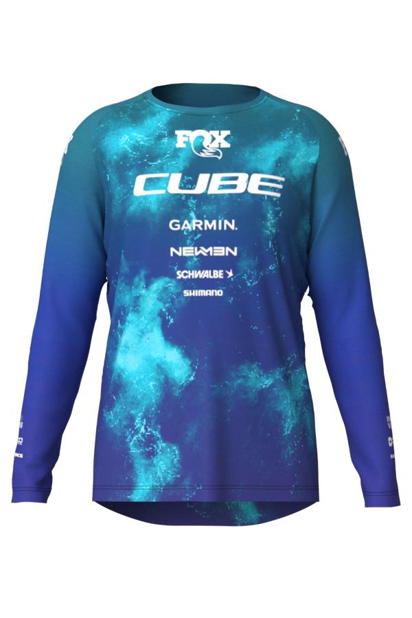 CUBE MTB Trikot ROOKIE X Actionteam langarm Gr&ouml;&szlig;e: XXL (158/164)