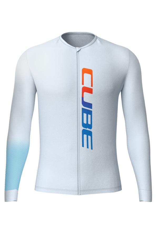 CUBE ROAD/XC UV-Schutz Trikot TEAMLINE langarm Gr&ouml;&szlig;e: XXXL