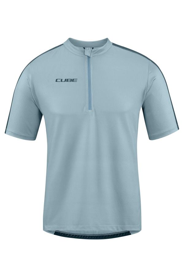 CUBE MTB Trikot Half Zip CMPT kurzarm Gr&ouml;&szlig;e: XS