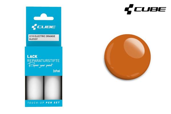 CUBE Lackstift Set ELECTRIC ORANGE glossy 2210