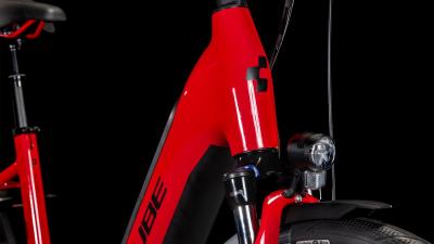 Cube Supreme Hybrid Comfort Pro 625 firered'n'black Gr&ouml;&szlig;e: Easy Entry 50 cm Produktbild 5