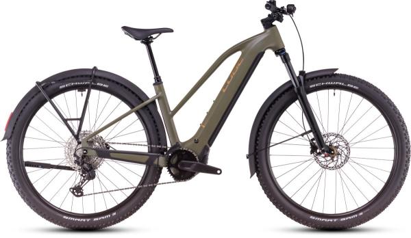Cube Reaction Hybrid Pro 600 Allroad dustyolive'n'gold Gr&ouml;&szlig;e: Trapeze M