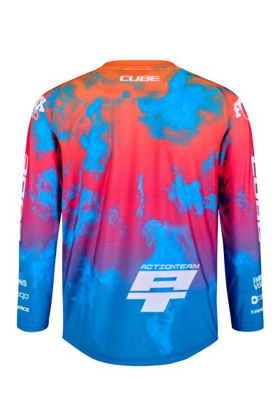 CUBE MTB Trikot ROOKIE X Actionteam langarm Gr&ouml;&szlig;e: XL (146/152) Produktbild 1